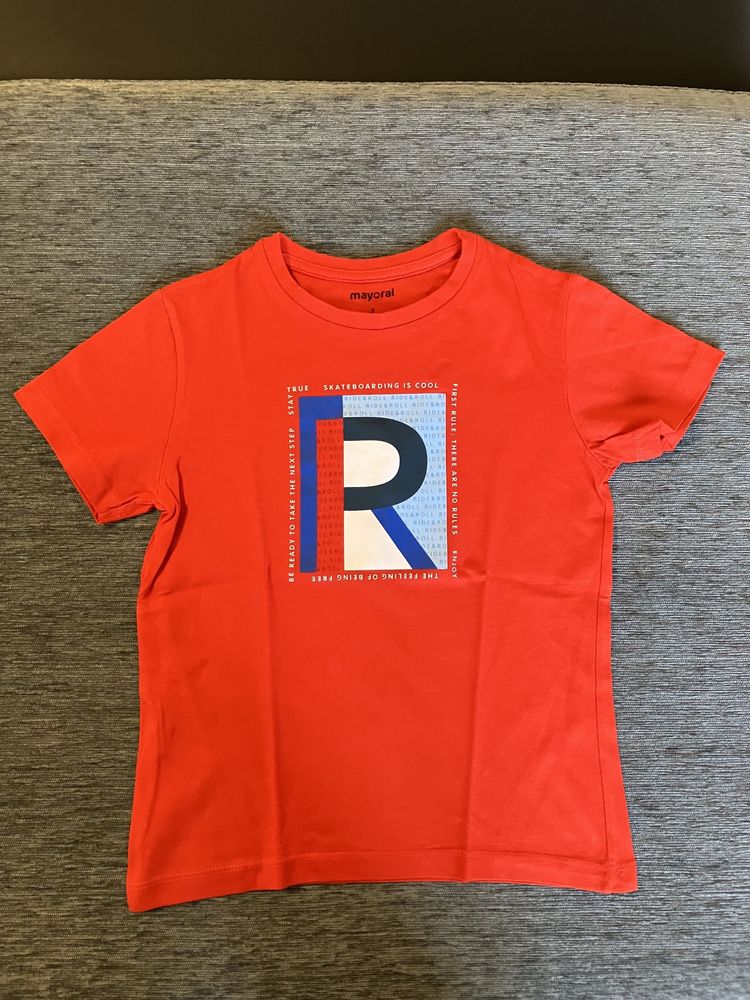 T-shirt da mayoral menino 7 anos