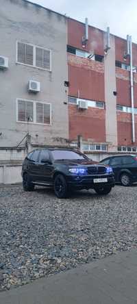 BMW x5 e53 2004р.рест 4.4 газ-бенз чорний на білому