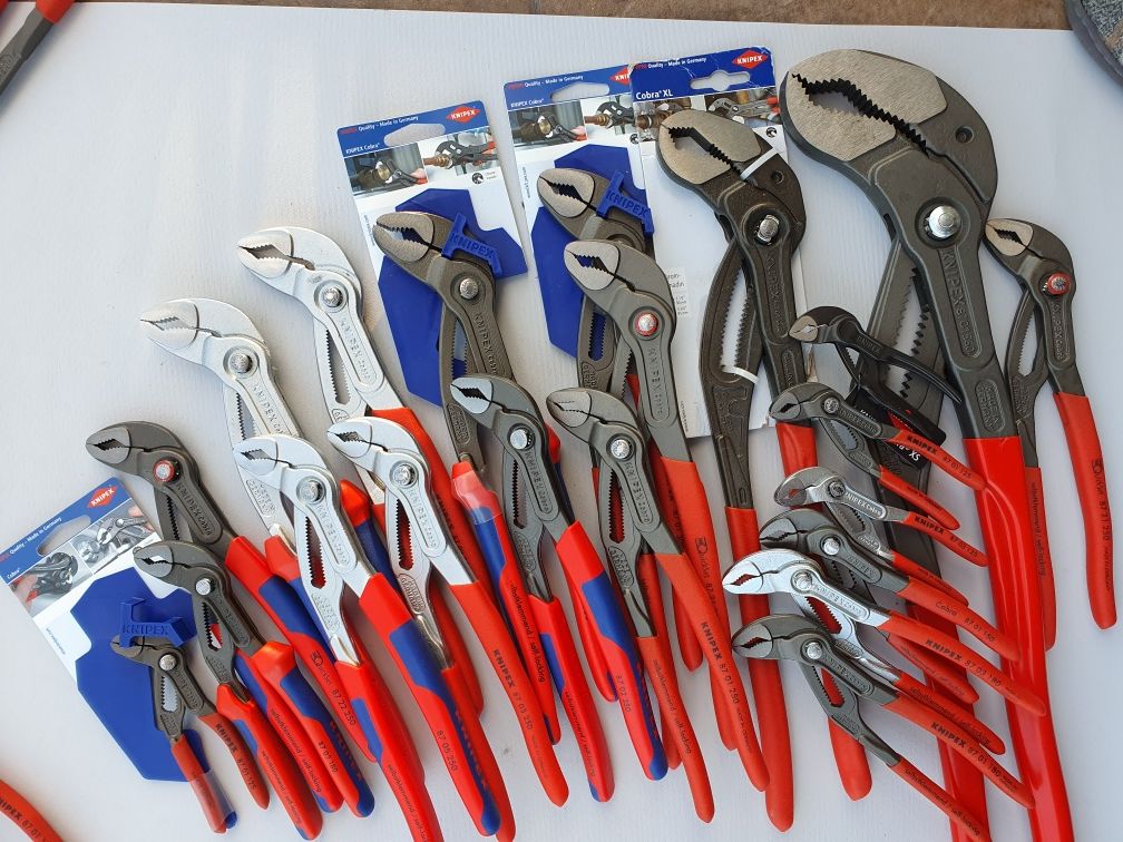 Knipex, клещи cobra, alligator, SmartGrip,RAPTOR.