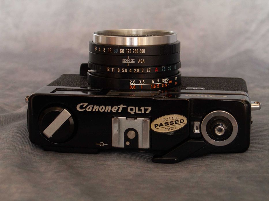 Canon New Canonet QL17-L (L significa Luxe) (Raro)