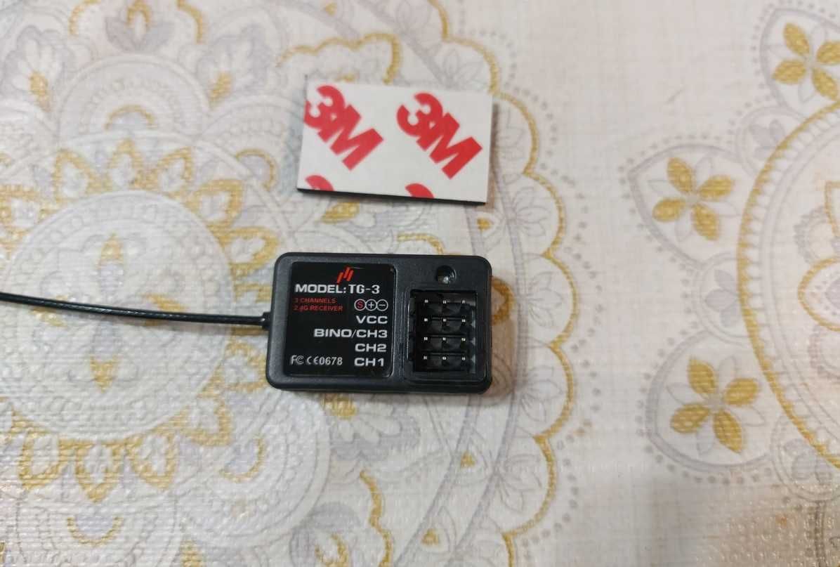 Nowa Aparatura Radio Odbiornik 3CH GoolRC 2.4 Traxxas Strada RC