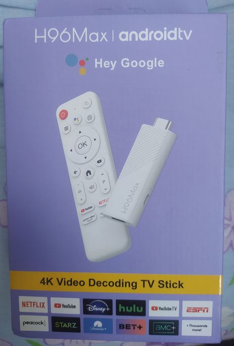 ТВ приставка H96Max mini tv stick