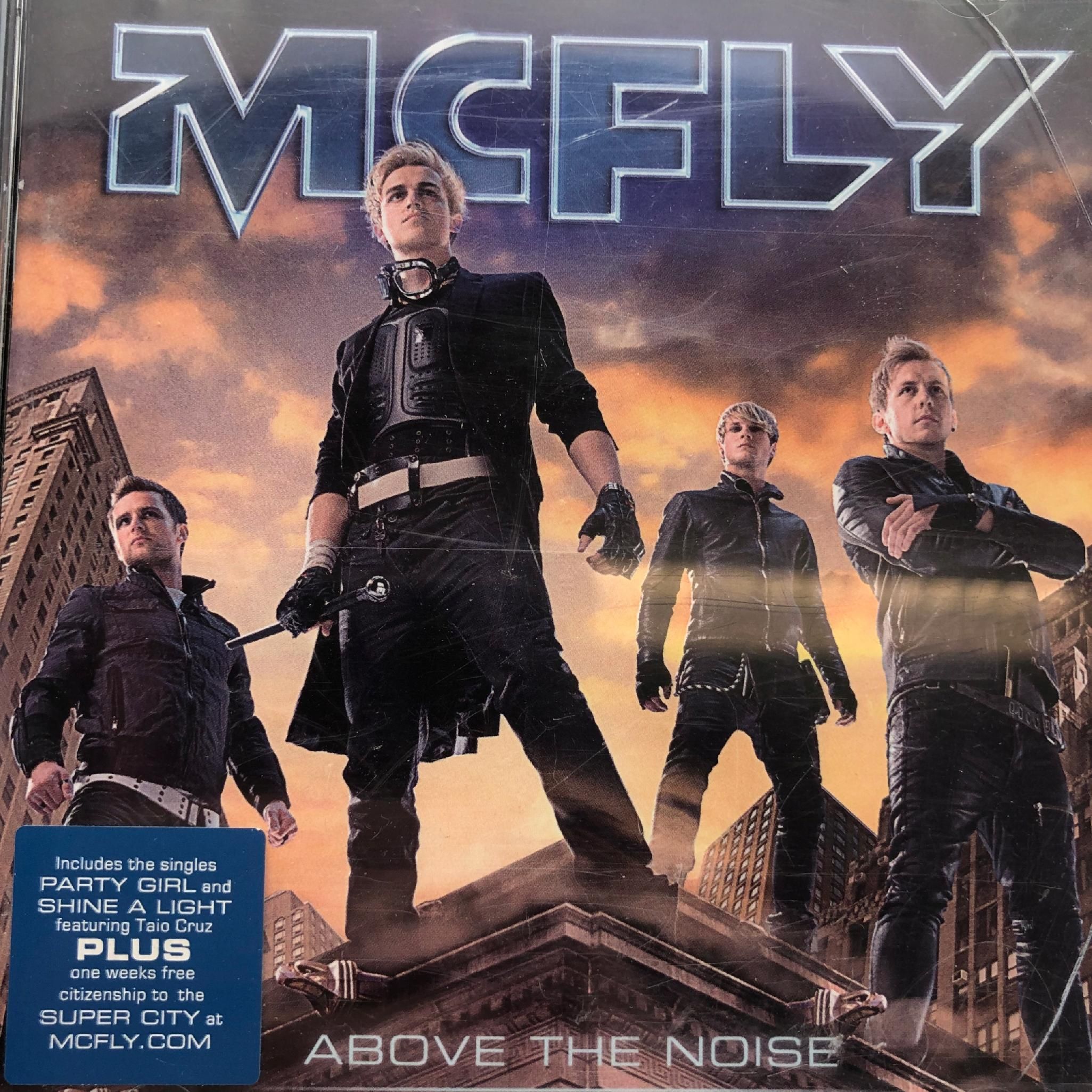 cd - mcfly - above the noise