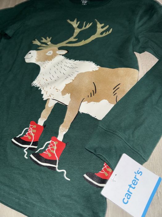 Новорічна дитяча кофта светр некст next 2-4/7-8 р