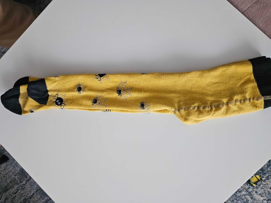 Rajtuzki rajstopy 98-104 Halloween pająki