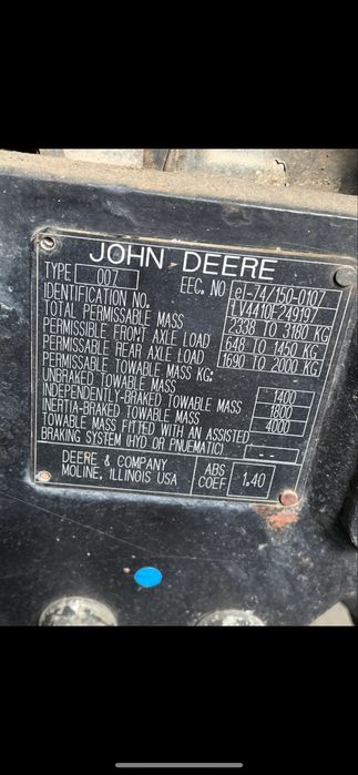 john deere 4410 sadowniczy ciagnik 40km/H L2351