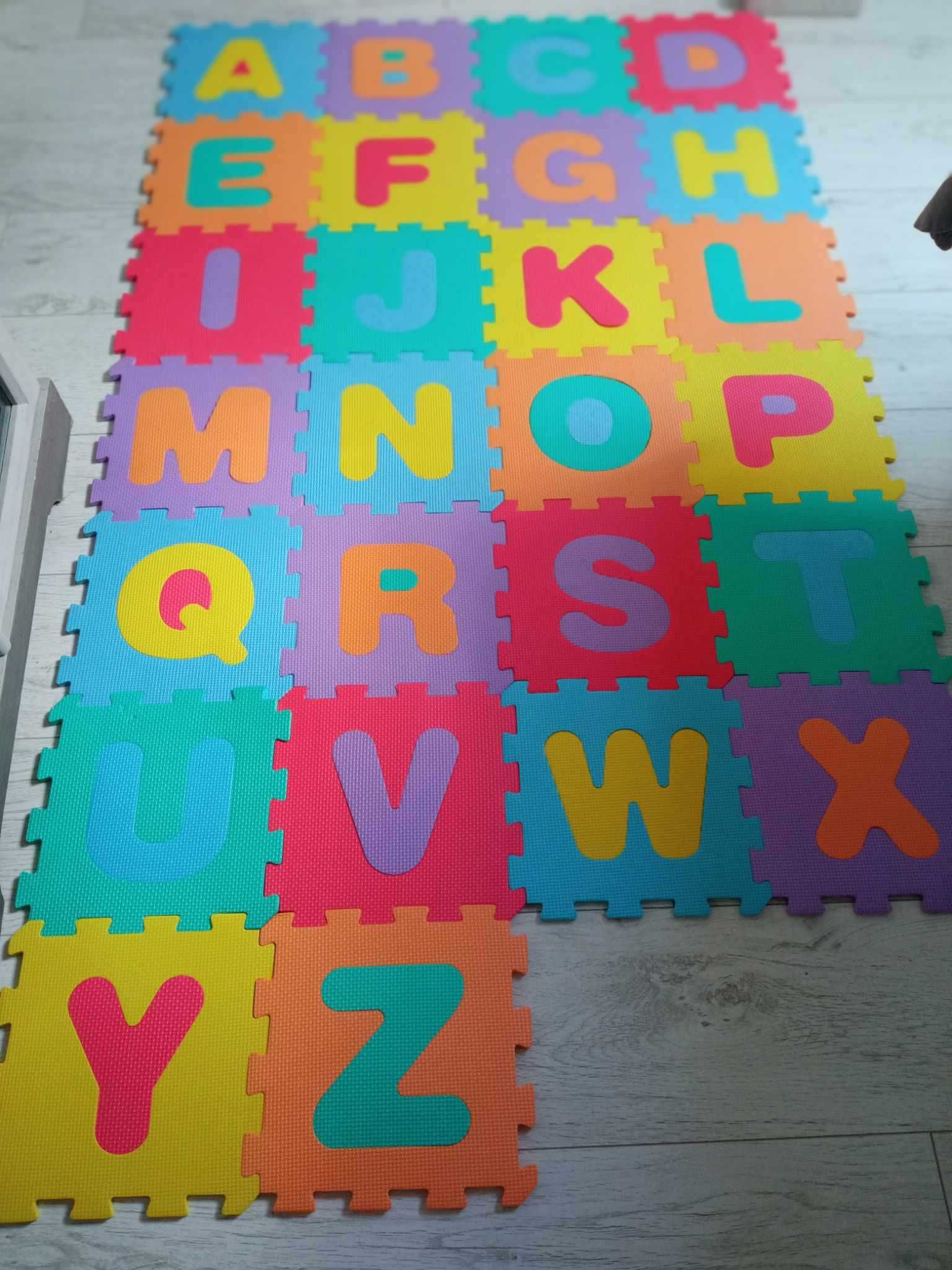 tapete alfabeto 26 letras