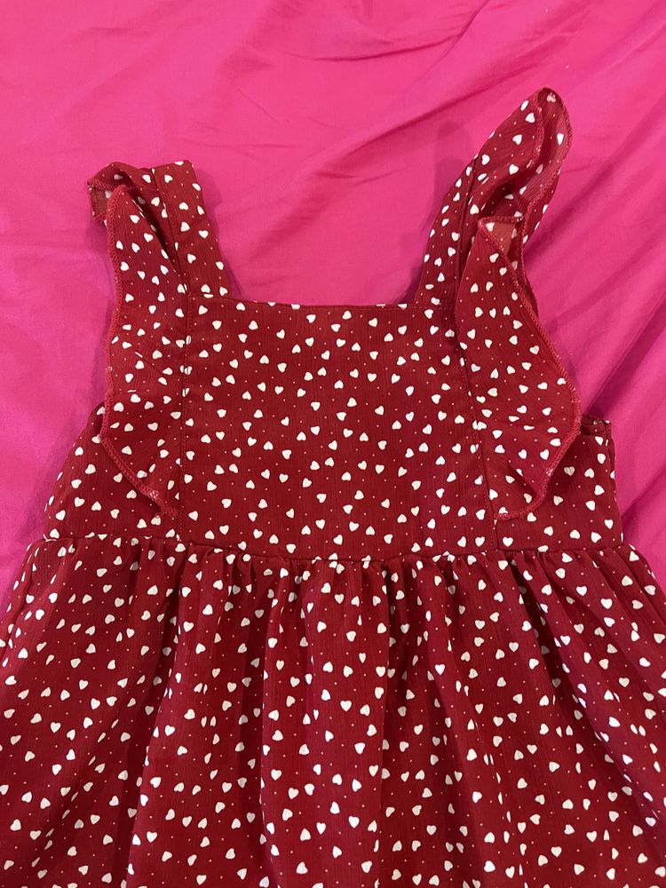 Vestido menina Corações