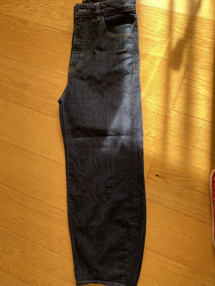 Calcas ganga azul escura Massimo Dutty High Rise full length 38 novas!