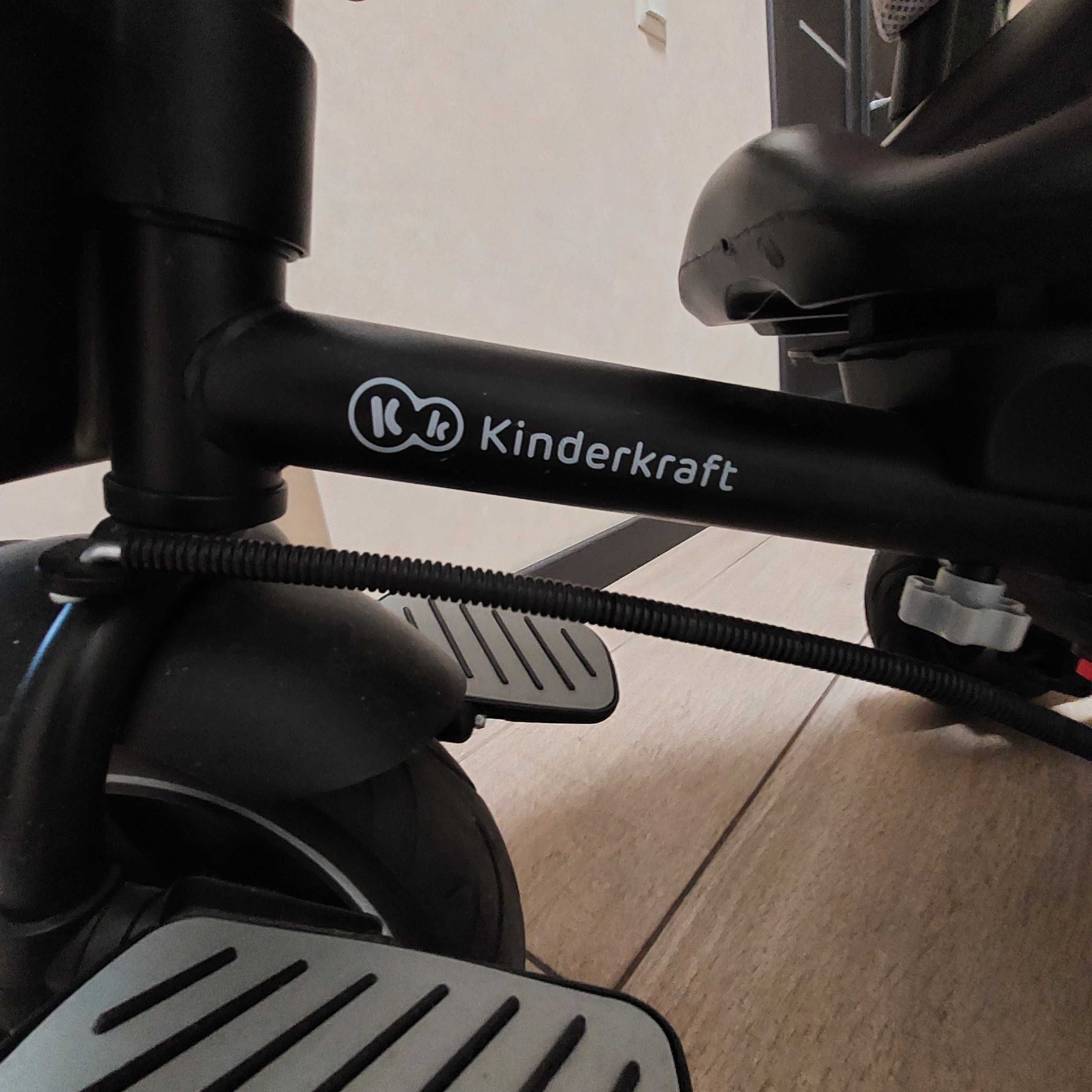 Прогулянковий візочок - дитячий велосипед Kinderkraft Spinstep pink