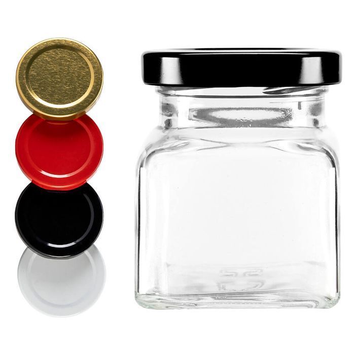 100x słoik na przyprawy 120 ml z zakrętką, słoiczki na miód dżem