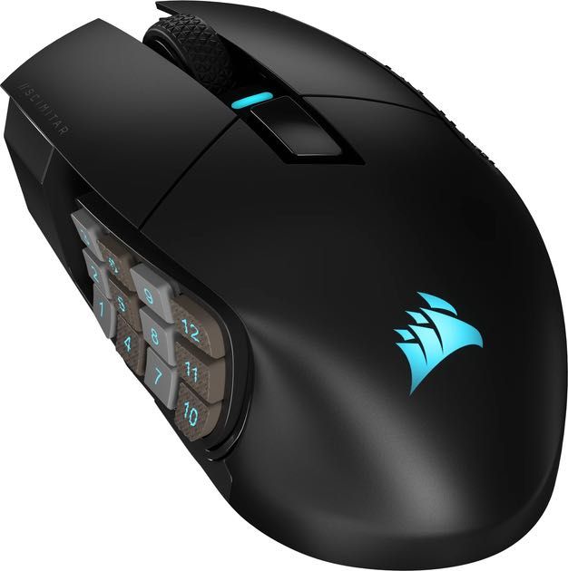 Миша Corsair Scimitar Elite RGB Wireless/USB Black (CH-9314311-EU)Нові