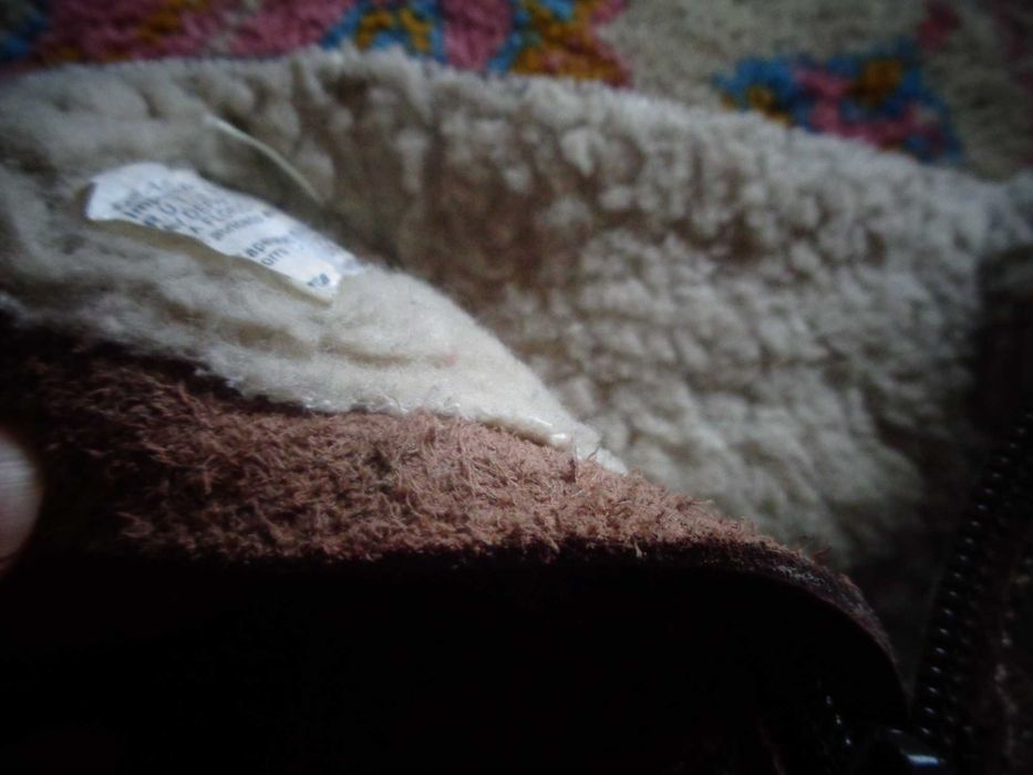 Kozaki kozaczki skórzane brązowe Hush Puppies rozmiar 20