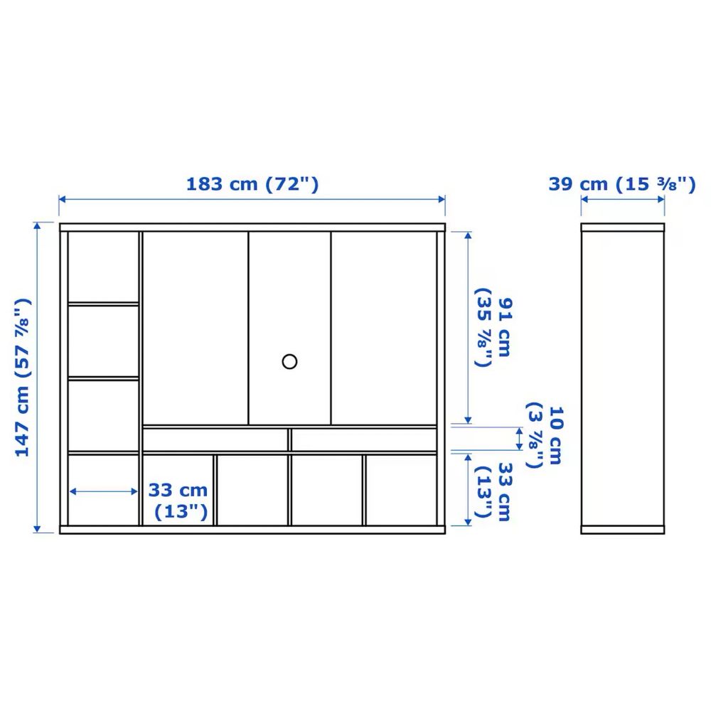 IKEA Lappland Kallax Szafka TV