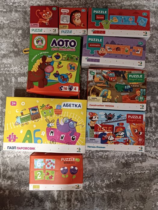 Пазли dodo додо фрукти на липучках