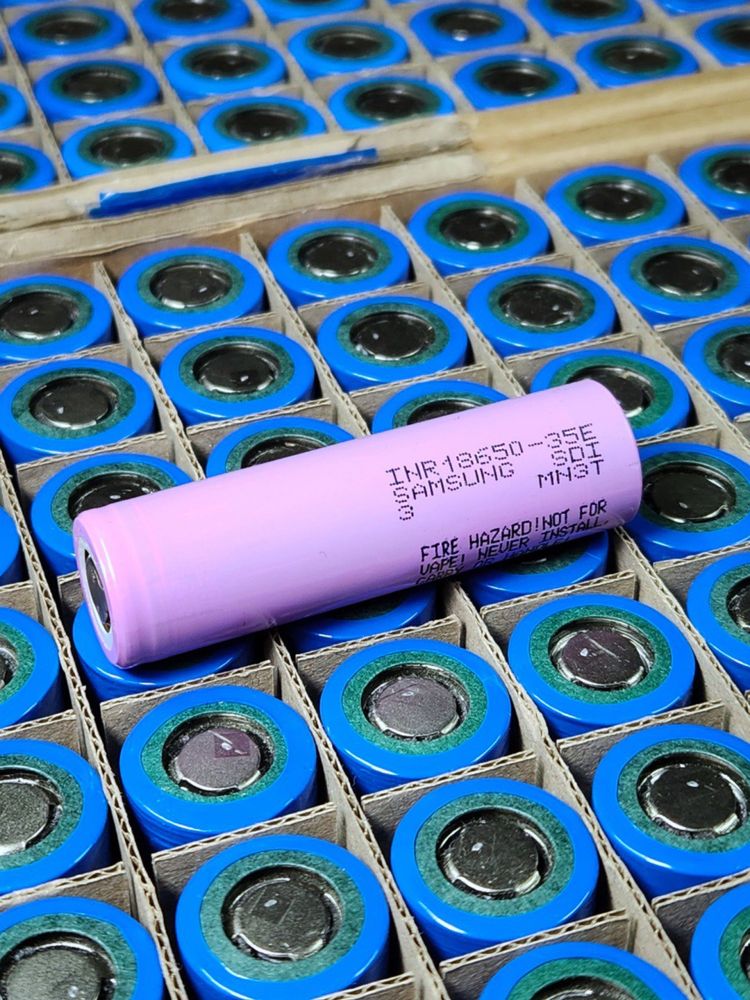ЯКІСНІ тестовані елементи Samsung 18650 35E 3500mAh Акумулятор Mj1 50e