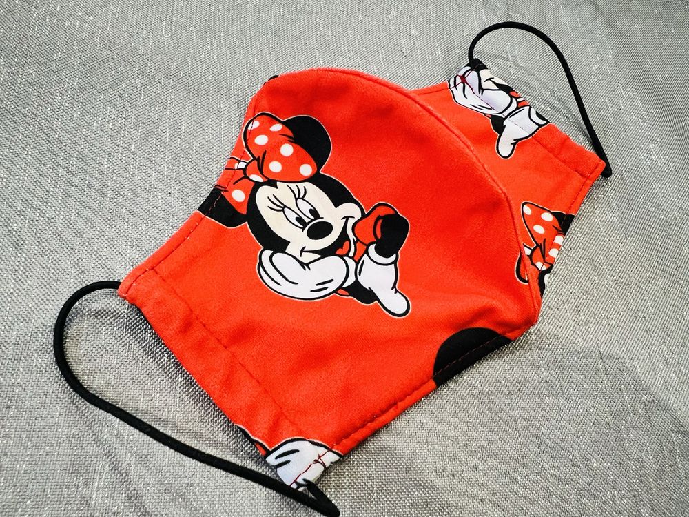 Disney Minnie maska ochronna bawełniana dla dziewczynki