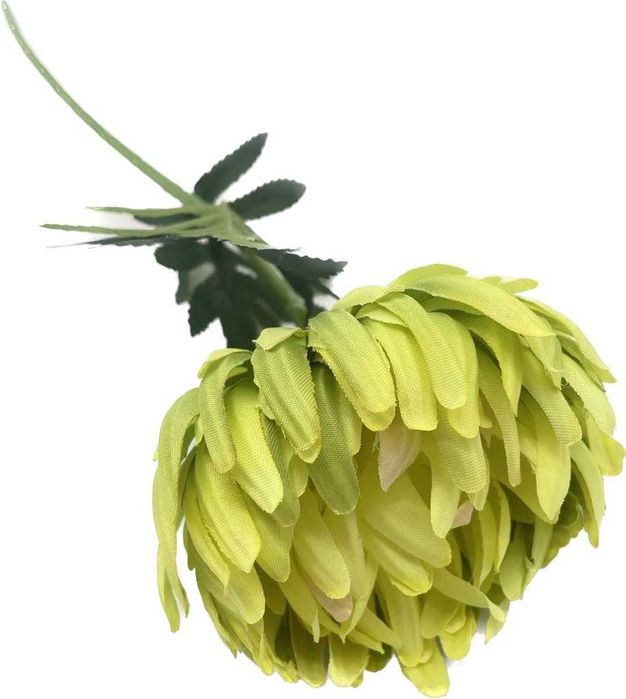 Sztuczna Chryzantema 50 CM Gałązka Główka Kwiatowa