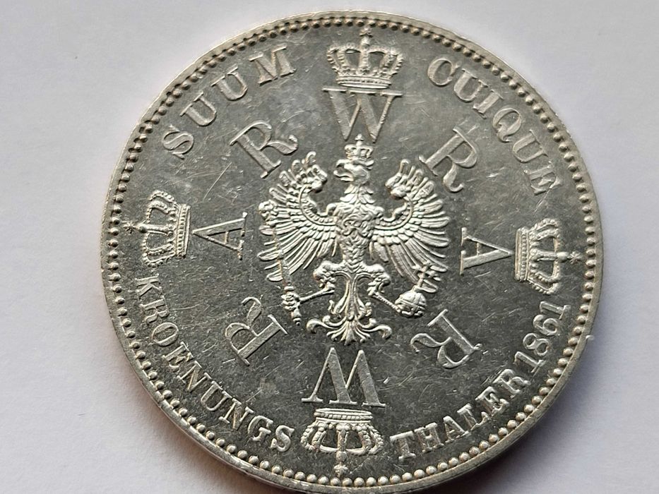 Prusy talar 1861 Stan !!!