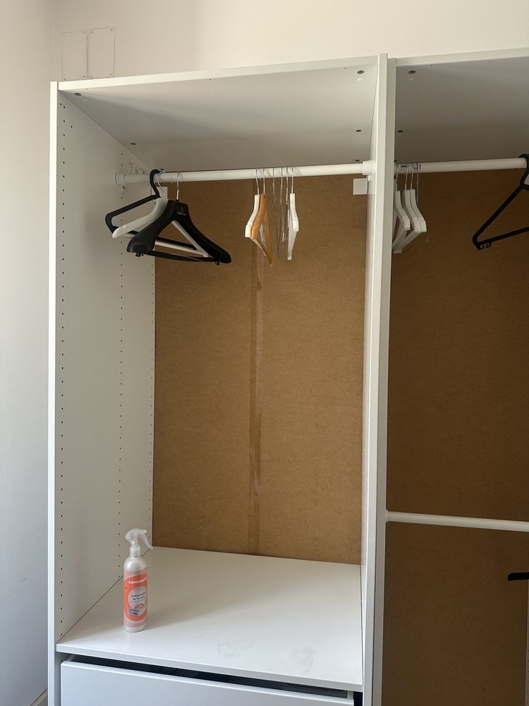 Roupeiro completo tripartido IKEA