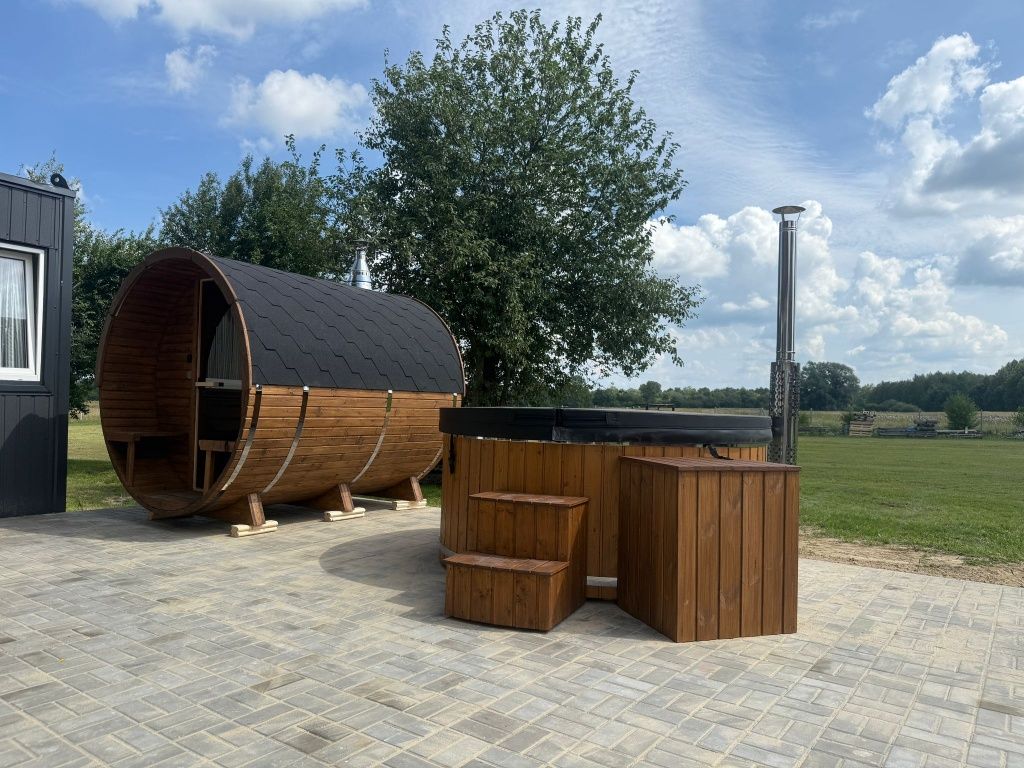 Oskarówka nad Bugiem, Szuminka 9 km Okuninka, balia sauna