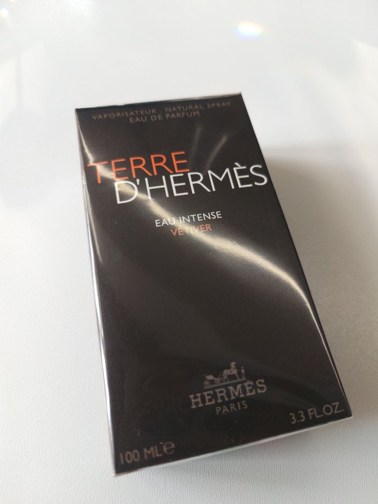 Terre D'Hermes Eau Intense Vetiver marki Hermès 100ml. Nowy w folii