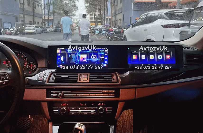 Дисплей BMW 5 M F10 F11 NBT EVO Ф10 F06 F12 F13 Ф06 Android 14 CarPlay