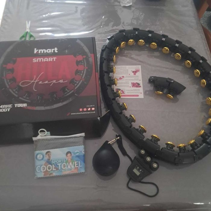 Inteligentne hula hop regulowane obciążenie regulowany trening fitness