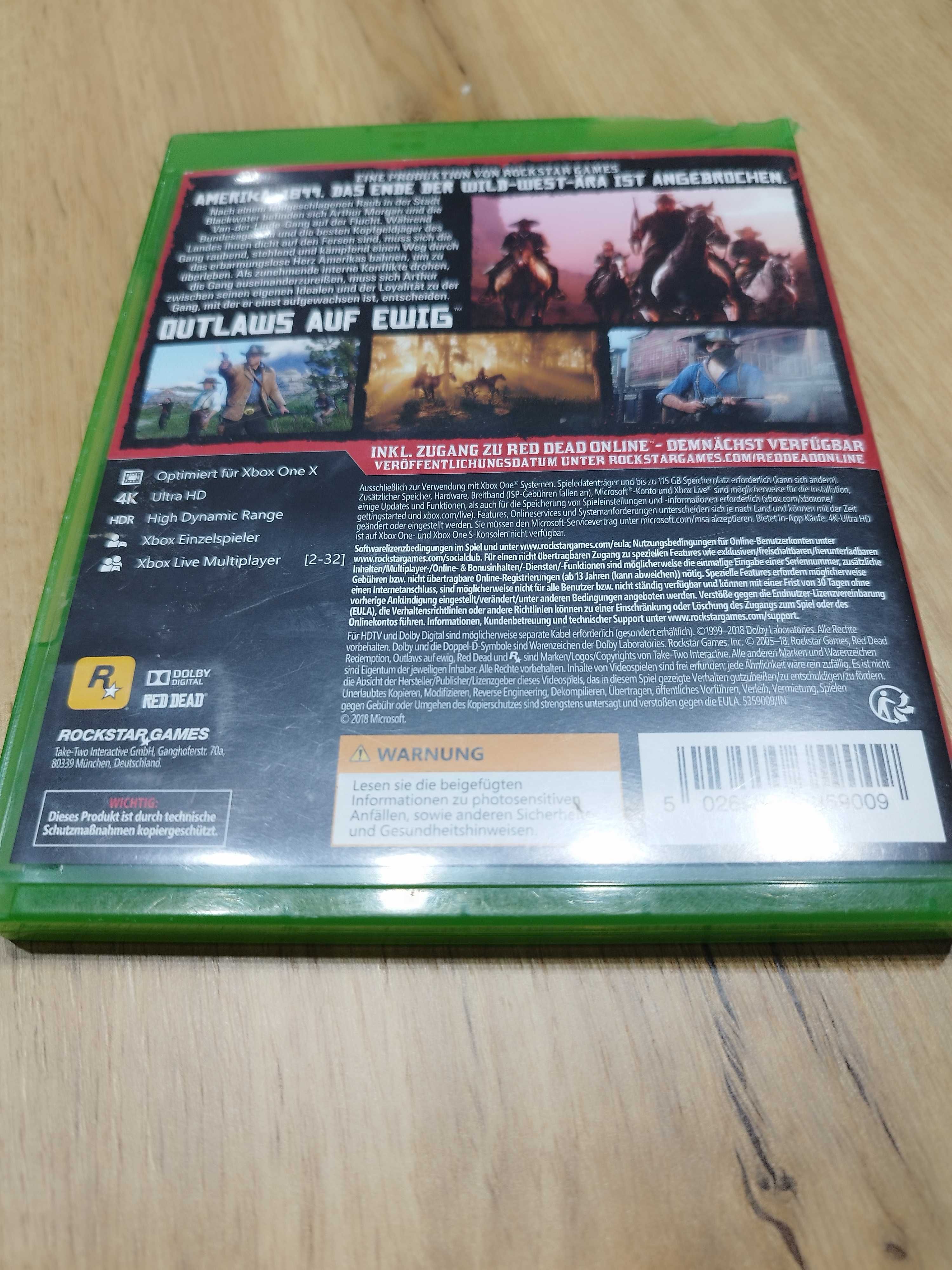 Red Dead Redemption 2 Xbox one