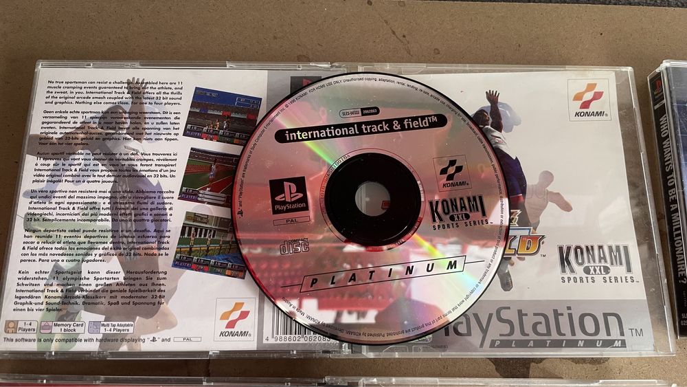 Speedball + Army Man + WWTBAM + Int Track&Field PlayStation PSX