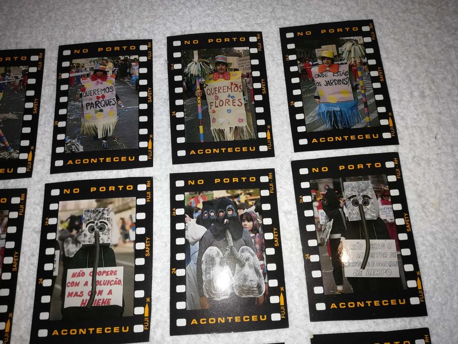 cortejo carnaval crianças do porto 1984 (20 calendários) coleção rara