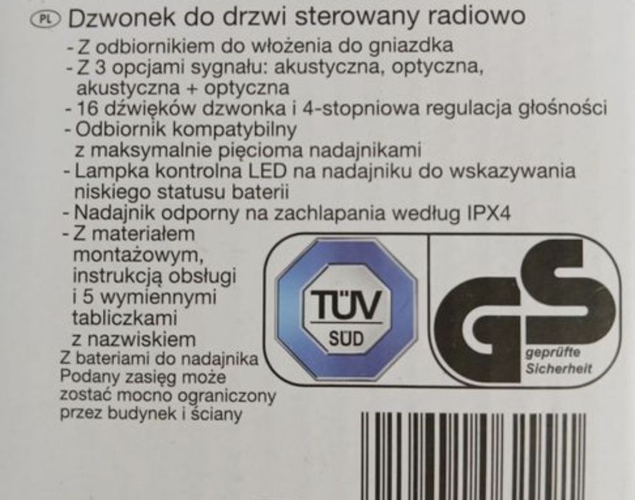 Dzwonek bezprzewodowy