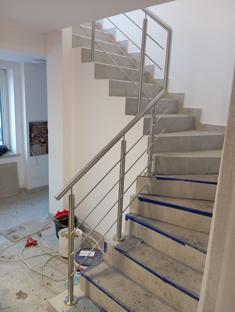 Balustrada barierka nierdzewna balkon francuski zabezpieczenie inox