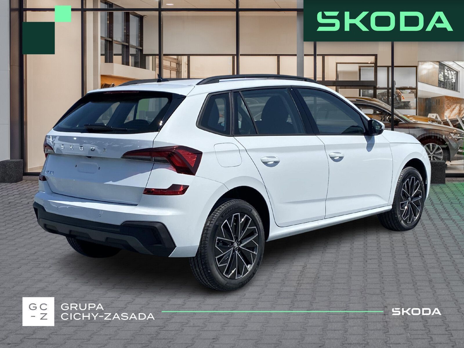 Skoda Kamiq Idealny Miejski SUV z automatyczną skrzynią biegów. Dostępny od ręki.