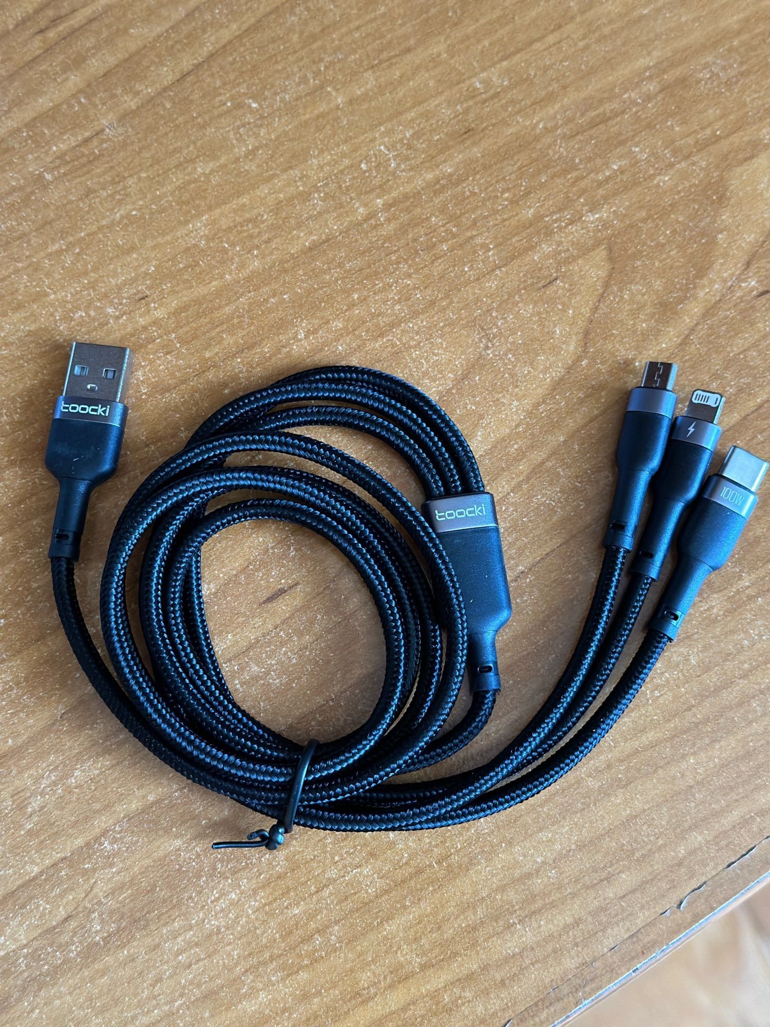 Кабель 3 в 1 швидка зарядка micro usb type c lightning