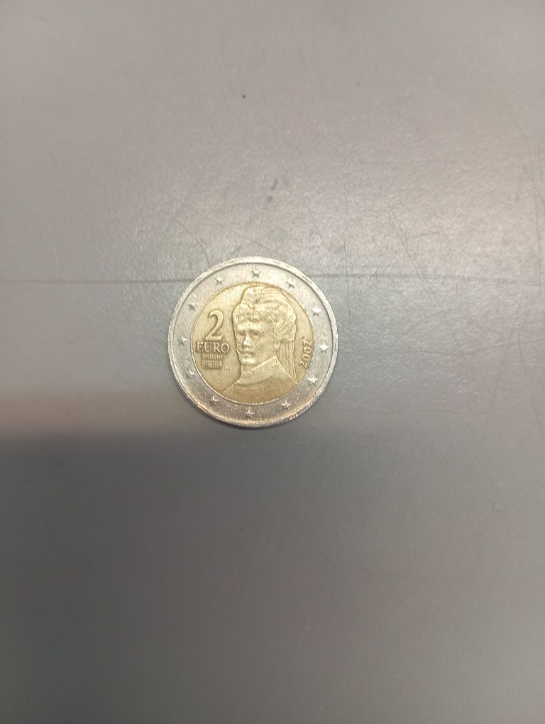 Moeda dois euros austria 2002 vendida melhor  oferta