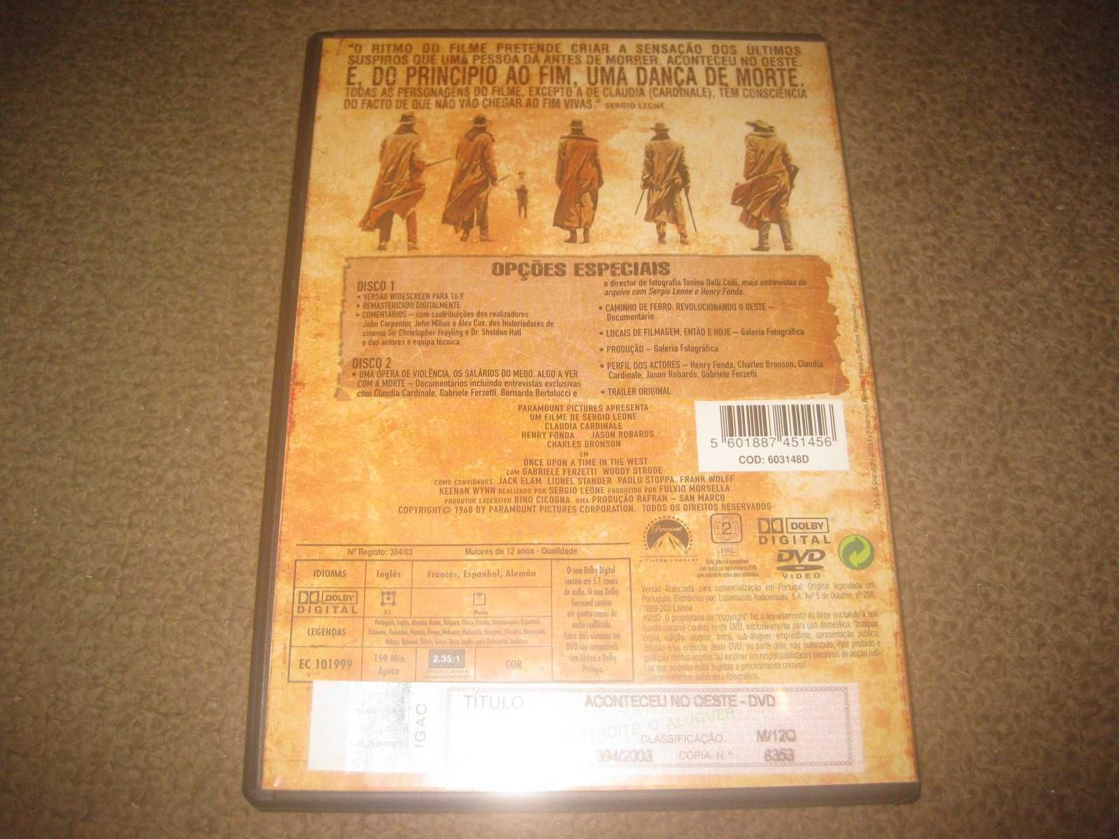 "Aconteceu no Oeste" com Charles Bronson/Edição Especial com 2 DVDs!