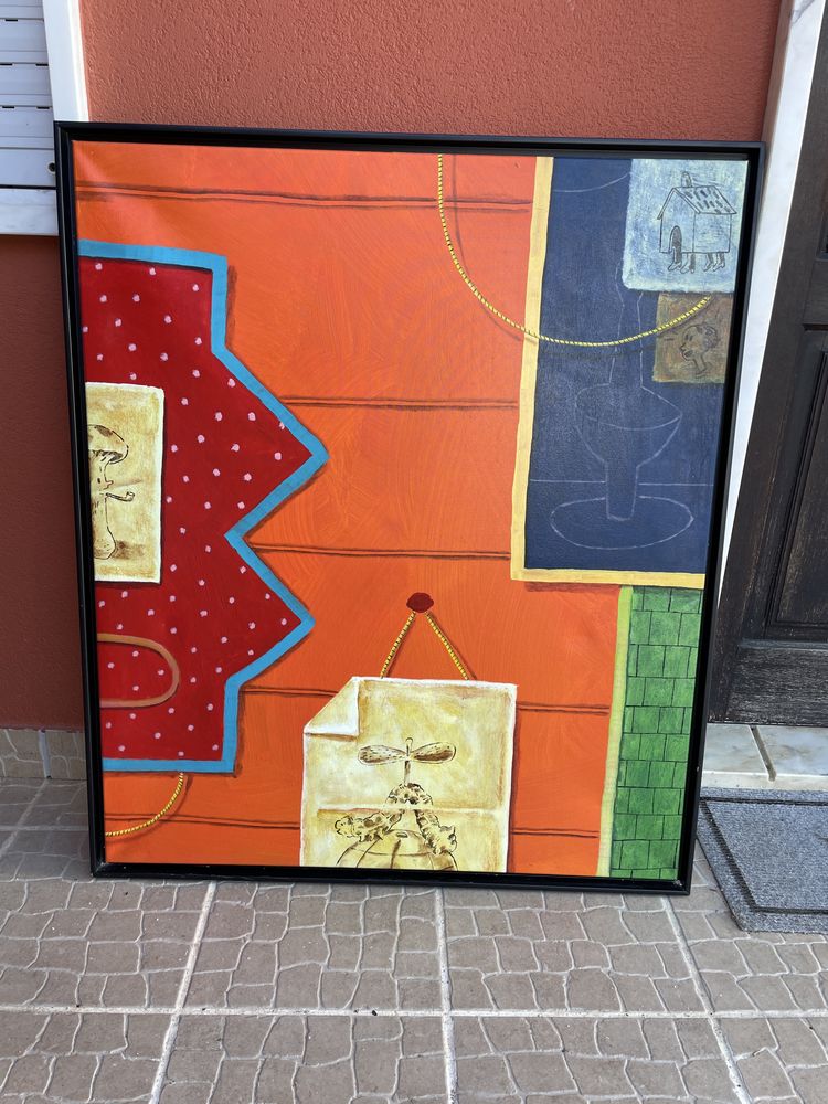 Quadro em tela pintada