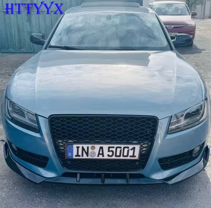Губа на передний бампер AUDI A5 8T накладка бампера обвес юбка сплитер