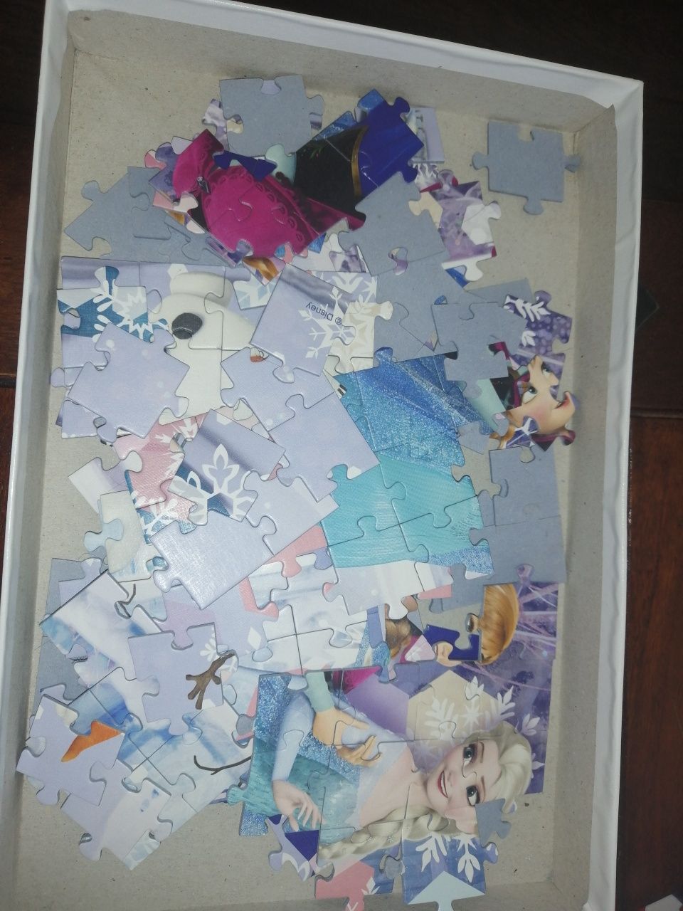 2x puzzle frozen kraina lodu 60 i 160 el.