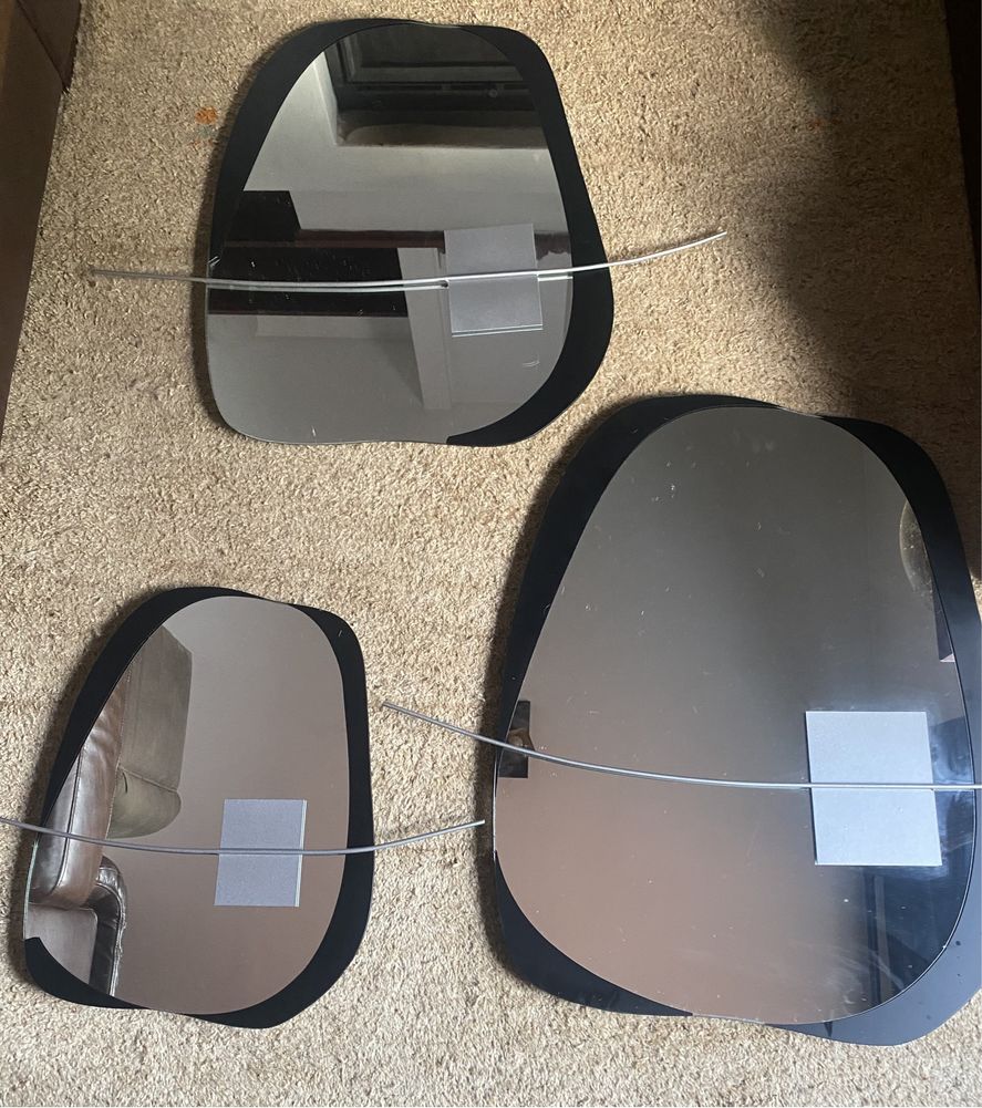 3 espelhos iguais de tamanhos diferentes