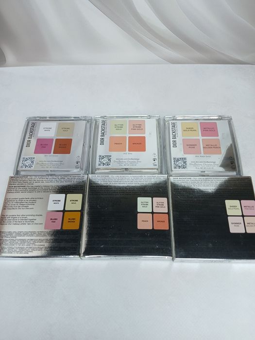 Палетка хайлайтер палітра для обличчя Dior 001/002/004