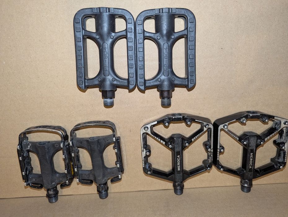 Pedały rowerowe używane