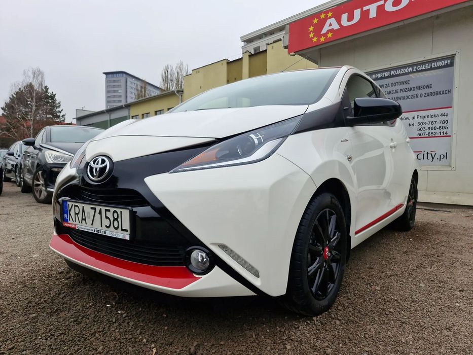 Toyota Aygo Salon PL, pierwszy właściciel, gwarancja, automat, przebieg 46 tys!