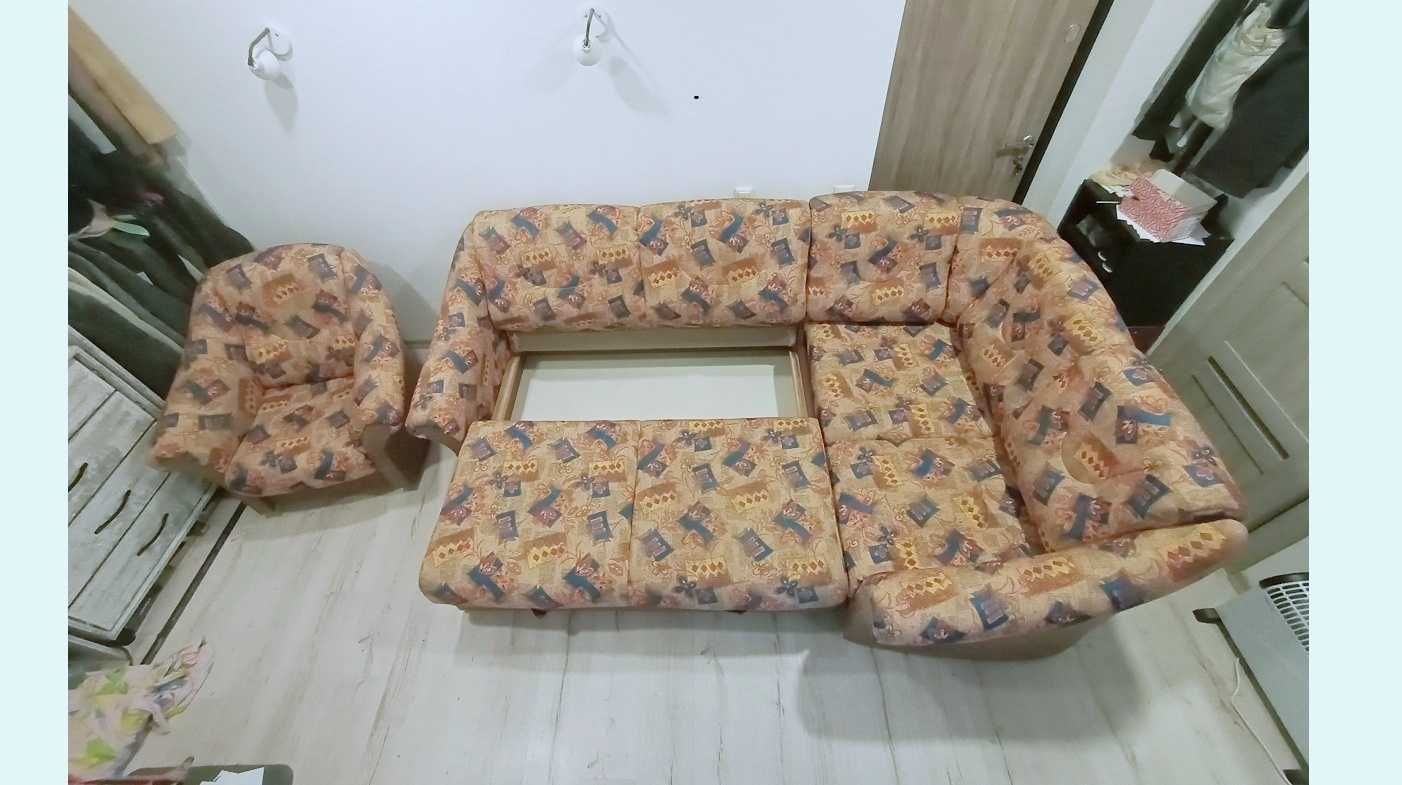 Угловой диван с креслом Проун