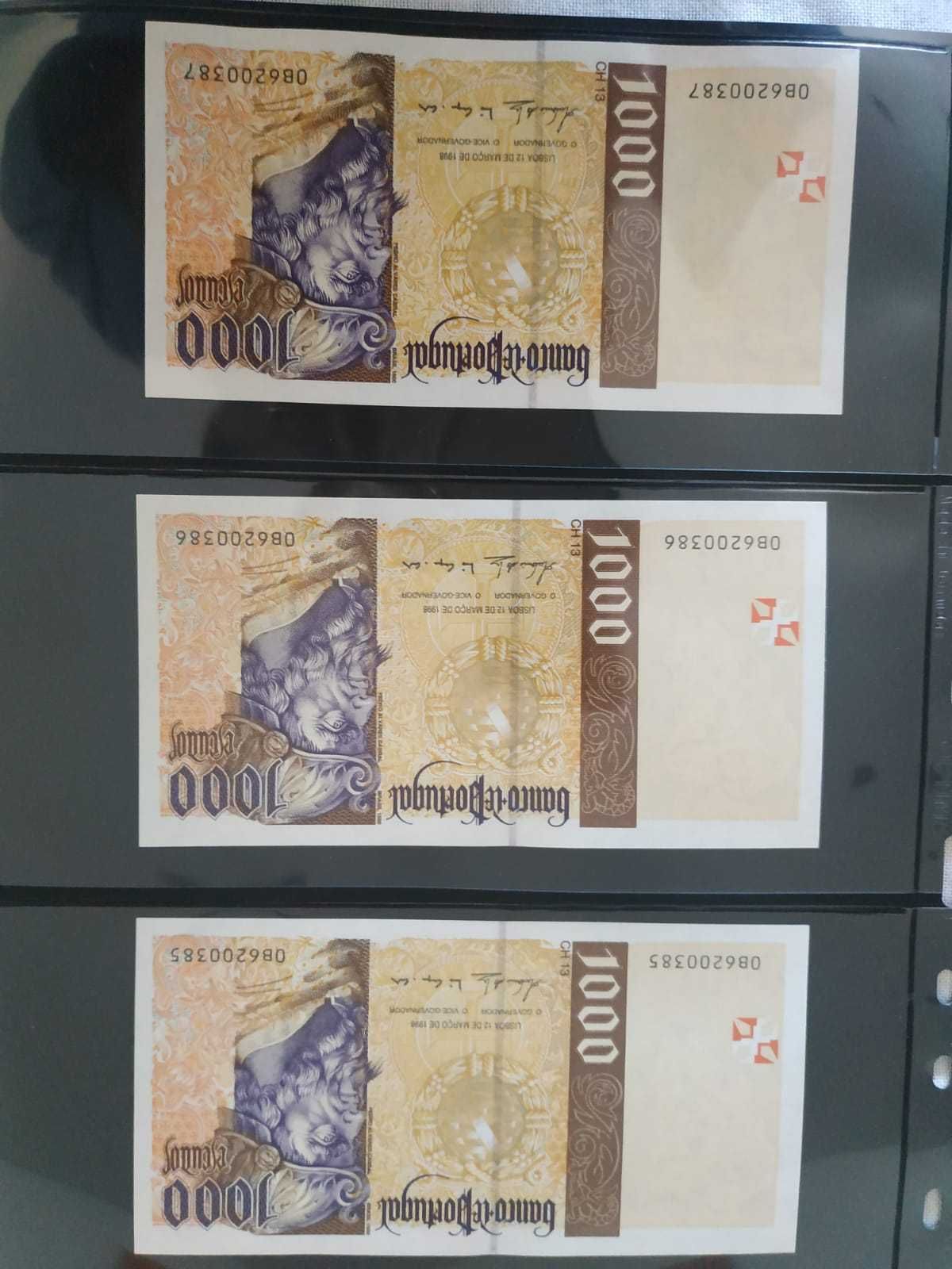 Notas de euro não circuladas
