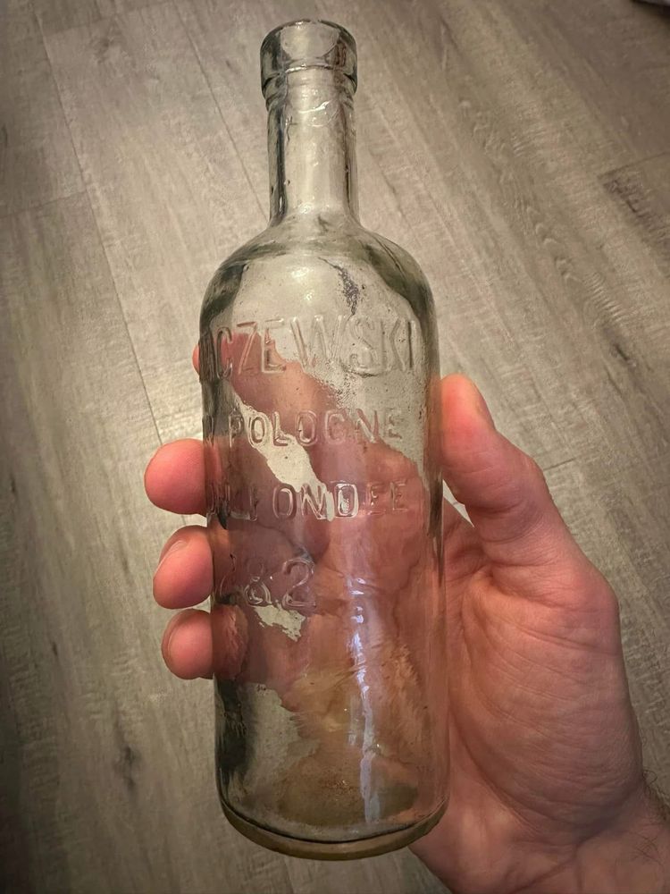 Stara butelka Baczewski Lwów II RP 2 szt