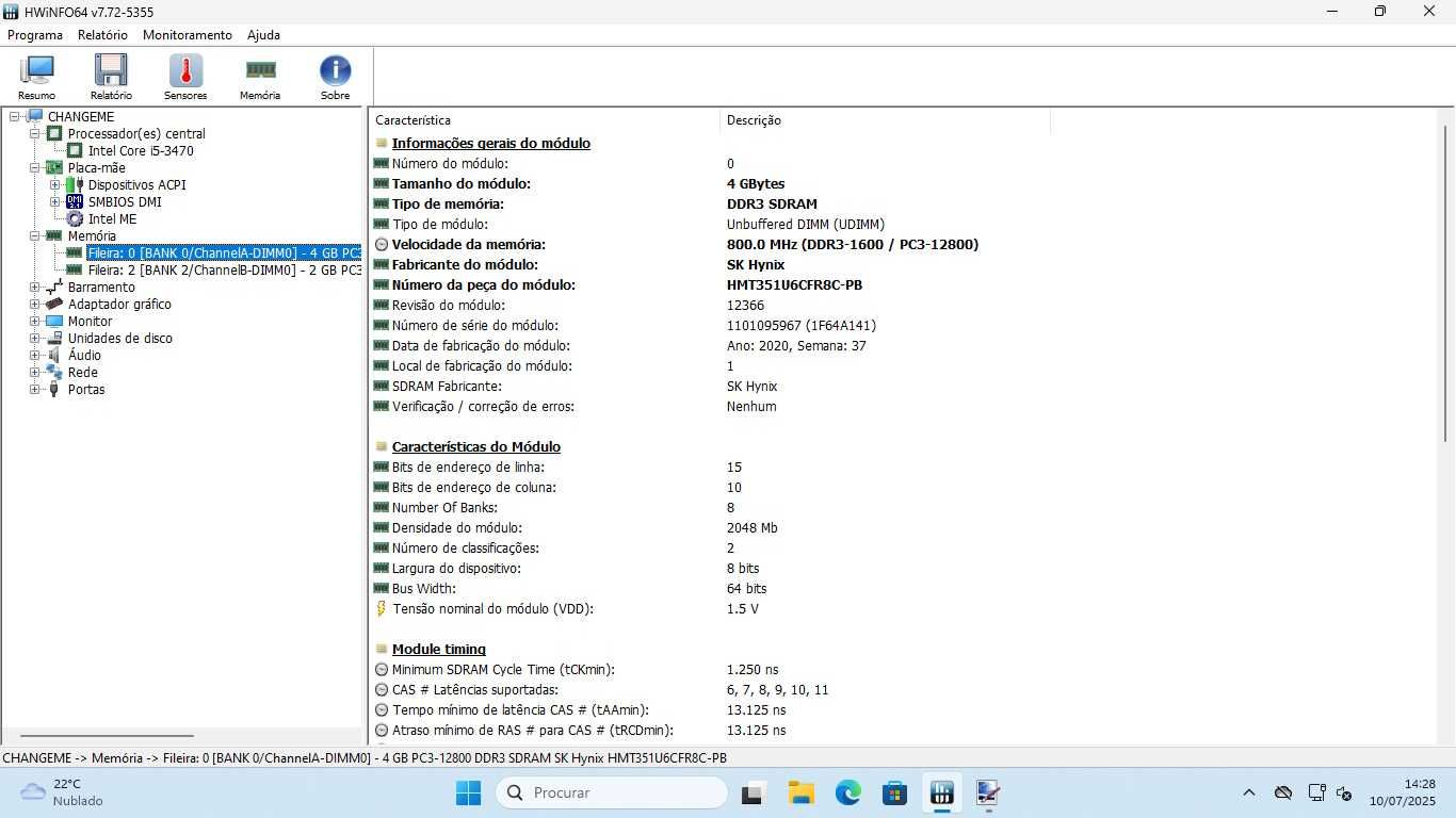 Computador DI i5 com SSD e Windows 11 PRO
