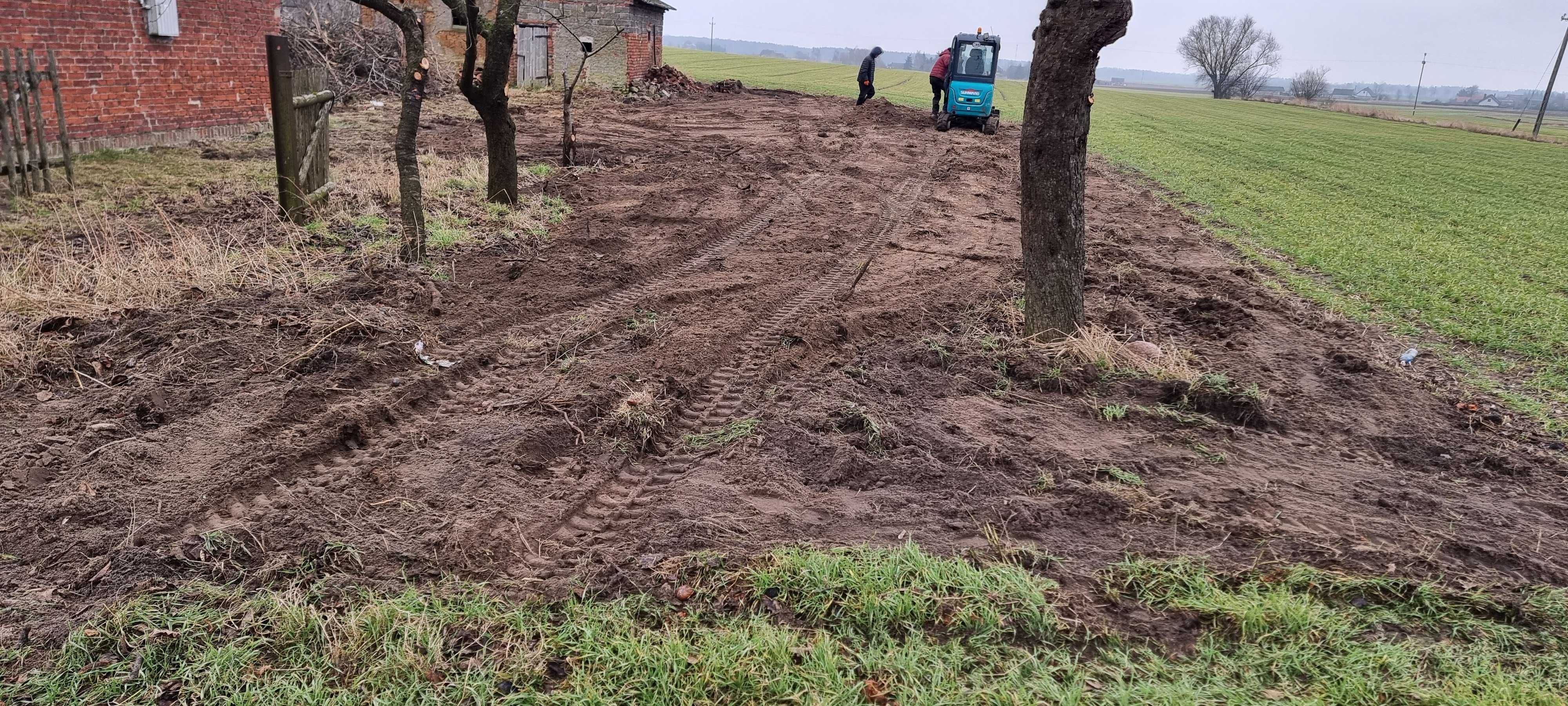 Usługi glebogryzarką koszenie traw zaniedbane działki