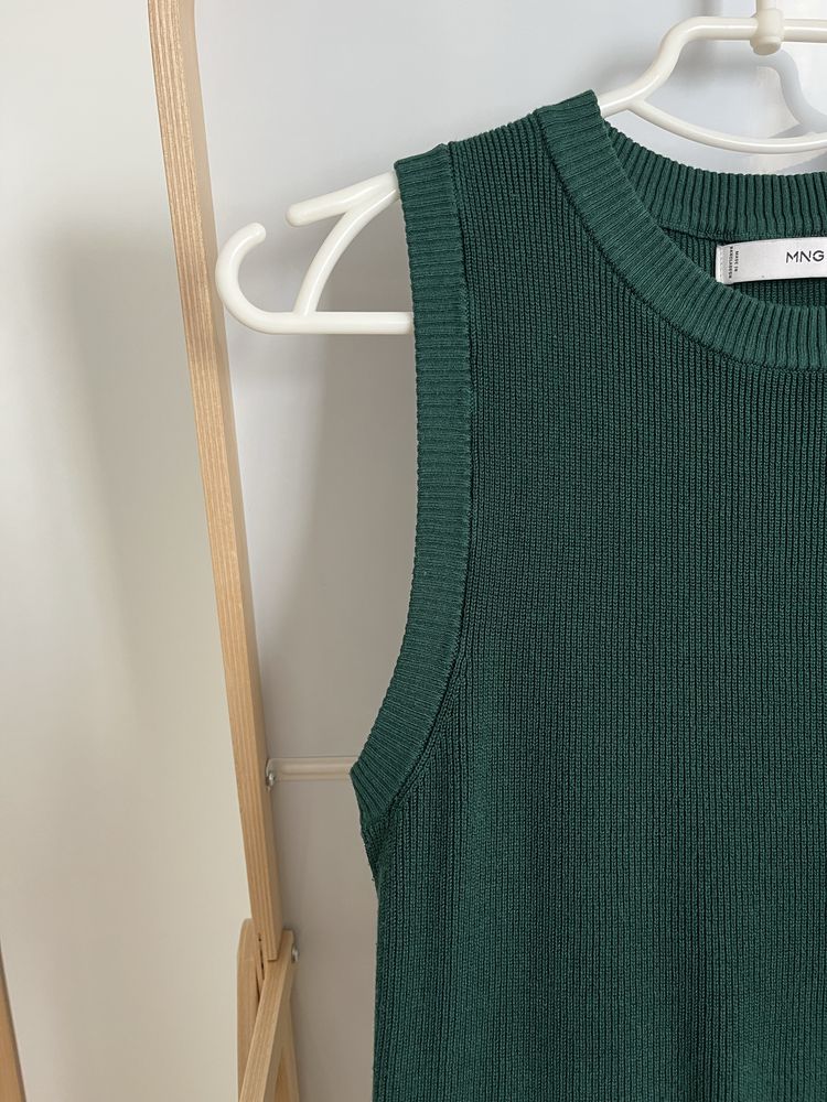 Сукня для вагітних Mango, колір зелений смарагдовий, розмір One size